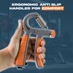 Adjustable Hand Grip Strengthener With Counter (1 Pc)