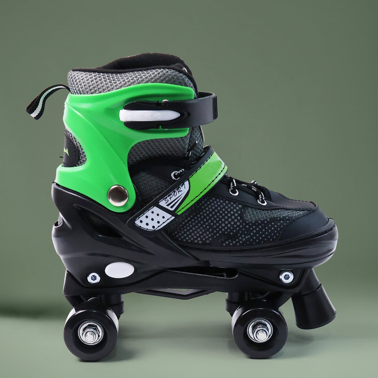 Adjustable Quad Roller Skates For Kids (Large  1 Pair)