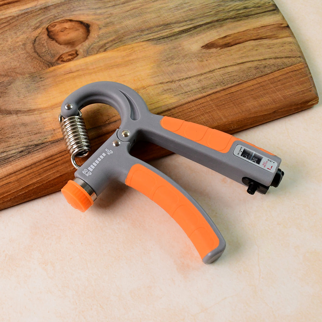 Adjustable Hand Grip Strengthener With Counter (1 Pc)